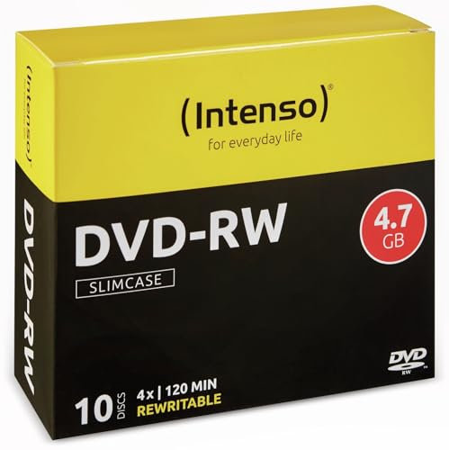 Intenso DVD-RW Slim Case 4,7GB 4X (10er Pack)