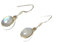 Art Gecko Ohrringe Sterling-Silber 925 Mondstein oval (MSE0303161)