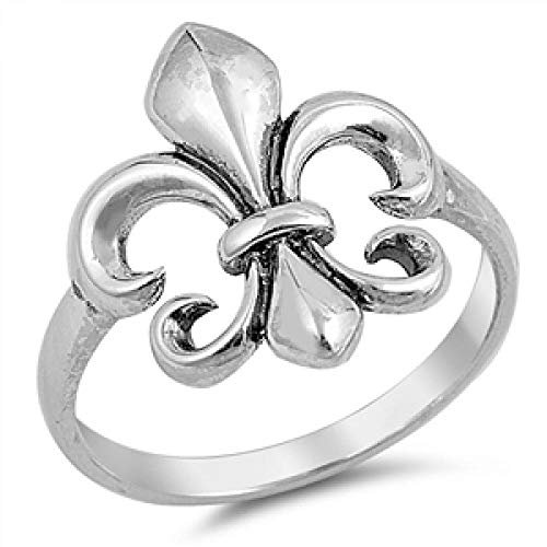 Kleine Schätze - Damen Ring - 925 Sterlingsilber Lilie