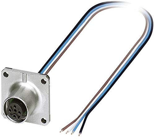 PHOENIX CONTACT SACC-M12MSB-5CON-PG9 SH AU Datensteckverbinder, Profibus, Interbus, B Kodierung, Schraubanschluss, Zinkdruckguss Rändelmaterial, Vernickelt, 6.5mm - 8.5mm Kabelaußendurchmesser