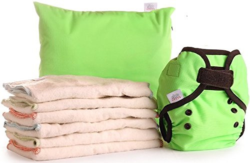 Bum Fold Eco-Pack Stoffwindel-Set (S, grün)