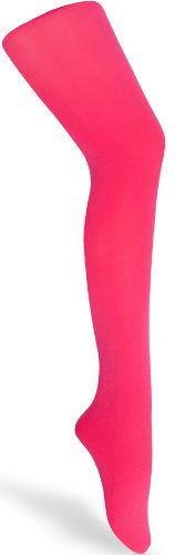 Merry Style Calze a Rete Fine per Ragazze Calze per Bambini Abbigliamento per Balletto Microfibra 60 DEN WLSS001 (Fucsia-80, 152-158)