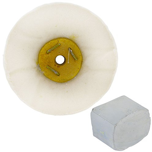 G Loose Unstitched Floppy Final Polishing Mop 4 x 1 2 Row With Compound 250g
