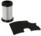Paxanpax 9001664656, Cartridge Filter & Exhaust Filter for Electrolux Zanussi ZAN1832 Type (Z134), Black