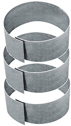 Premium Rasenkante Kreis Ø 30 cm Beetumrandung Rasenbegrenzung Beeteinfassung 3 Stück von Gartenwelt Riegelsberger