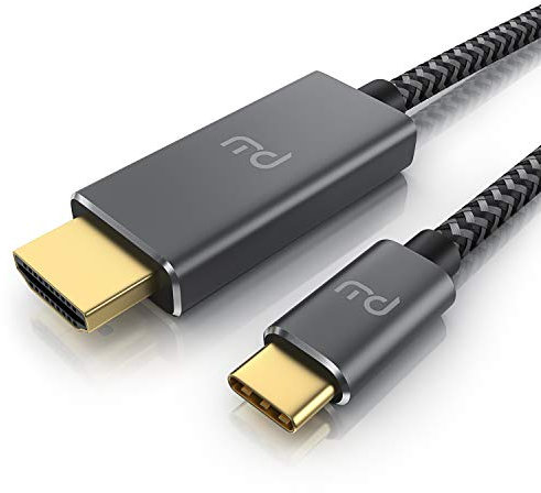CSL - USB C zu HDMI Kabel 2.0-5m - 4k UHD 3840x2160 4K@60Hz - 3D-fähig - Thunderbolt 3 Kompatibel mit MacBook Pro MacBook Air iMac iPad Surface Book Samsung Galaxy