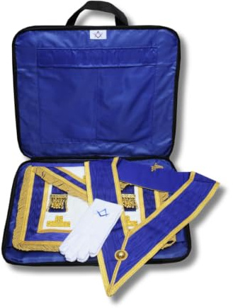 Regalia Store Premium Freimaurer-Regalia-Hülle, weich, leicht, wasserdichtes Cordura-Material, Schwarz, 43,2 x 50,8 cm