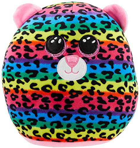 TY Leopard - Squish-A-Boo 20cm, 2007554, Mehrfarbig