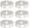 6 Rolle Wimpern Tape, Wimpernverlängerung Band atmungsaktives PE Klebeband Wimpernband für Wimpern Lash Extension (0,5 Zoll x 9,95 Yards)