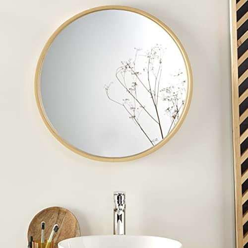 Miroir Rond en Bois D60 cm VALI