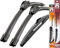 Recambo SCHEIBENWISCHER VORNE + HINTEN kompatibel für PEUGEOT 206 SW | BJ 2002-2006 (3er Set: 650mm / 400mm / 350mm)