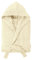 Baroni Home Crème-M Peignoir, Mixte