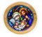 Kühlschrankmagnet, Motiv: Heilige Familie, Krippe, katholische Ikone, Olivenholz, religiöse, inspirierende Glaubensmagnete aus Israel, Zuhause, Küche und Büro, Souvenirs und Geschenke des Heiligen