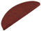 vidaXL Stufenmatten 15 STK., Treppenmatten für Treppenstufen, Treppenteppich Selbstklebend, Treppenstufenmatte Treppenschutz, 56x17x3cm Rot