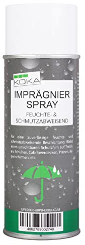 KOKA Imprägnier-Spray farblos Imprägnierung Cabrio-Verdeck Textilien Schuhe Zelt (1 x 400 ml)