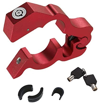 Motorbike Lock: Motorbike Locks Anti Theft | Brake Lever Security Motorcycle Alarm, CNC Heavy Duty Handlebar Throttle Grip Lock, Dirt Bike Moped Scooter ATV Motorcycle Accessories