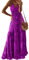 seiveini Robe à Fleurs Femme Longue Boho Robe D'été à Fines Bretelles Sexy Robe Pas Cher Taille Haute Maxi Robe de Plage Imprimé Floral Col en V Robe Fleurie à sans Manches A Violet L