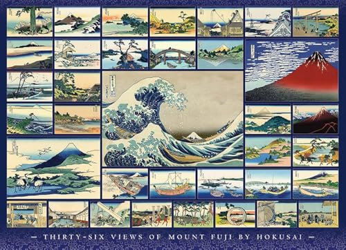 Cobble Hill 1000 Teile Puzzle – Hokusai – Musterposter im Lieferumfang enthalten
