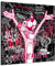 Kunstgestalten24 Leinwandbild Rosaroter Panther Pop Art Comic Bild Kunstdruck Wanddeko