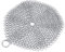 Yctze Rust Proof Stainless Steel Chainmail Scrubber, Ideal Scraper Cleaner for Cast Iron Pots and Pans Cookware