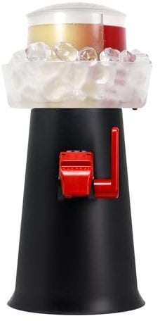 Sprizzer, la macchina per fare lo Spritz direttamente nel bicchiere. Senza elettricità né batterie. Pronto per l'estate, le grigliate e le tue feste con amici. 100% Made in Italy. (Nero)