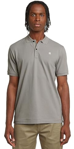 G-STAR Men's Dunda Overdyed Slim Polo Shirt, Gris (Grey Alloy D11595-5864-g276), L