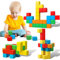 HNVWNSD Magnetische Bausteine, 30 Stück, Große Magnetische Würfel für Kleinkinder Jungen und Mädchen, Sensorisches Montessori-Spielzeug, Magnetisches Konstruktions Spielzeug 3.6 cm (magnetische 1)