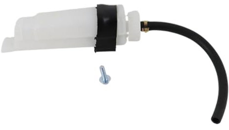 Milageto Radiator Overflow Kettle Motorcycle Engine Water Bottle Sturdy Premium Motorcycle Accessories Antifreeze Coolant Reservoir , short