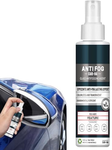 YNPQTDS Car Window Cleaner Spray - 100 ml Demister for , Anti-Fog Spray Cleaner for Lenses, Glasses, Headsets, Anti-Fog Cleaning Tools for Indoor and Outdoor Use