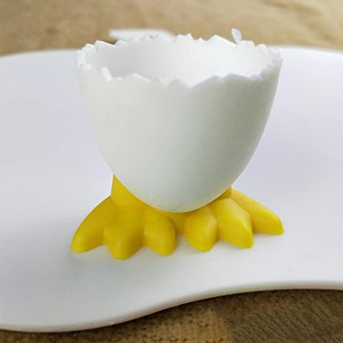Breakfast Egg Cup - Chicken Feet Egg Stand | Funny Boiled Eggs Holder | Cute Cartoon Eggs Cup For Kids | Suitable For Microwave Ovens, Ovens, And Sterilizers. 5.5 * 4.5 * 4.5cm, (1 Piece)