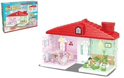 Puppenhaus mit Zubehör