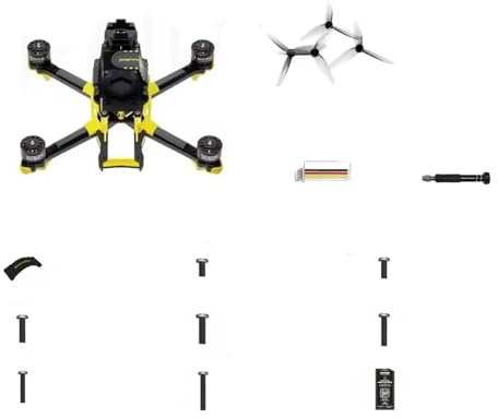 3X modulare FPV-Drohne passend for RC Freestyle(PNP Without Head)