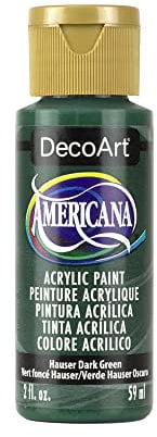 DecoArt Americana Acrylic Multi-Purpose Paint, Hauser Dark Green