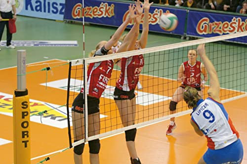 DVV Volleyballnetz - Weiß, Nylon, 3.5 Meter, Volleyball