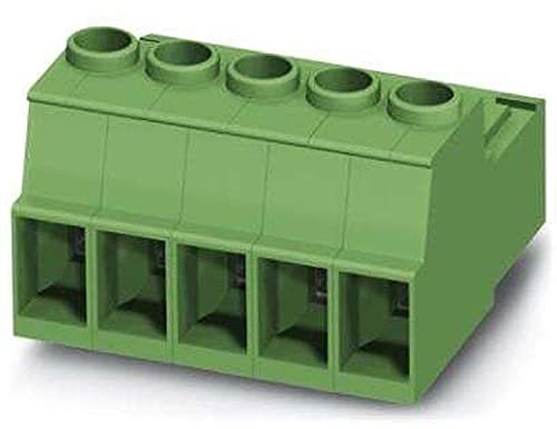 PHOENIX CONTACT IPC 52-ST-7.62 PCB connector, 41 A, 1000 V, 6 mm² nominal cross-section, green, 2 number of potentials, IPC 5..-ST article family, 7.62 mm pitch, 50 pieces