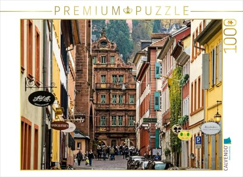CALVENDO Puzzle Heidelberg-Altstadt - Haus Ritter | 1000 Teile Lege-Größe 64 x 48 cm Foto-Puzzle für glückliche Stunden