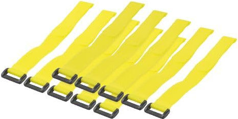 LogiLink KlettKabelbinder, 300 x 20 mm, gelb 4052792000733