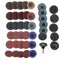 Sourcingmap Schleifscheiben, Nylon, Roll Lock Oberfläche, grobe, mittel, feine Körnung, 42 Stück