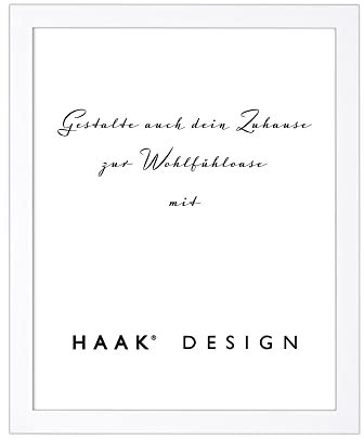 HaakDesign Bilderrahmen Tokio in Weiß 60 X 90 cm schlicht modern