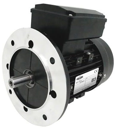 Elektromotor, 0,37 kW, 1500 U/min, 220 V, einphasig, Cemer My7124b5, Flansch B5