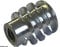 M4 M5 M6 M8 M10 Threaded Hex Drive Insert Fixing Type D Wood Screw Inserts Nuts Pack of 10 (M4 X 10mm)