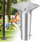 UISEBRT Universal Bodenplatte Sonnenschirmständer - Metall Bodenhülse Bodenanker für Sonnenschirm Sonnenschirmhalter Schirmständer