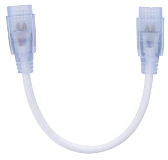 LEDKIA LIGHTING Cable Conector entre Tira LED Autorectificada 220V AC SMD&COB IP65 Blanco
