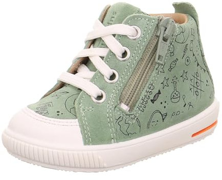 Superfit Moppy Chaussures d'apprentissage, Vert Clair Blanc 7500, 25 EU