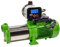 CHM GmbH® Kreiselpumpe 1,65 Kw Gartenpumpe Edelstahl 10.000 L/h, 6,5 Bar einstellb. Druckschalter mit LCD Display Trockenlaufschutz Funktion