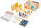 Sculpd Kids Pottery Kit, Air-Dry Clay Starter Kit for Kids Age 4 to 6, Air Dry Clay with 10 Colour Paint Set, Paintbrushes, Tool Set, Alphabet Stampers, Sponge and Step-by-Step Guide