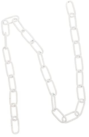OSALADI 1pc Chandelier Chain Pendant Lamp Chain Pendant Light Chain Extension Pendant Lamp Fixture Chain Hanging Light Fixture Chain Ceiling Decor Wrought Iron White Fruit Basket To Hang