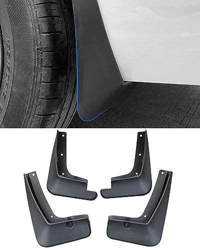 KKTR-CAR Schmutzfänger Kotflügel für VW ID3 Zubehör,4 Stück Spritzschutz Vorne Hinten Schutz Mudguard mit Befestigungsschrauben (ID 3)