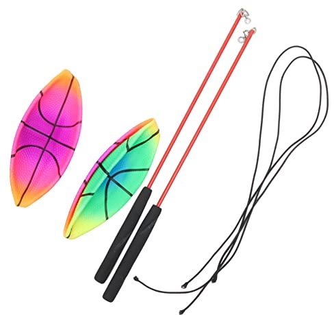 ifundom 1 Paar Gymnastikball Wrist Bungee Ball Wristband Return Balls turngeräte sportgeräte sportsachen Spielzeug Hilfskugel werfen stärken Wirf den Ball Baseball Hüpfender Ball Kind PVC