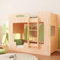 smartwood Letto a Castello per Bambini 90x200 - Legno - Scala Destra - Letto Bambino per Ragazzi & Ragazze con Rete a Doghe & Sponda - Mimi BP - Portata Massima 230 kg